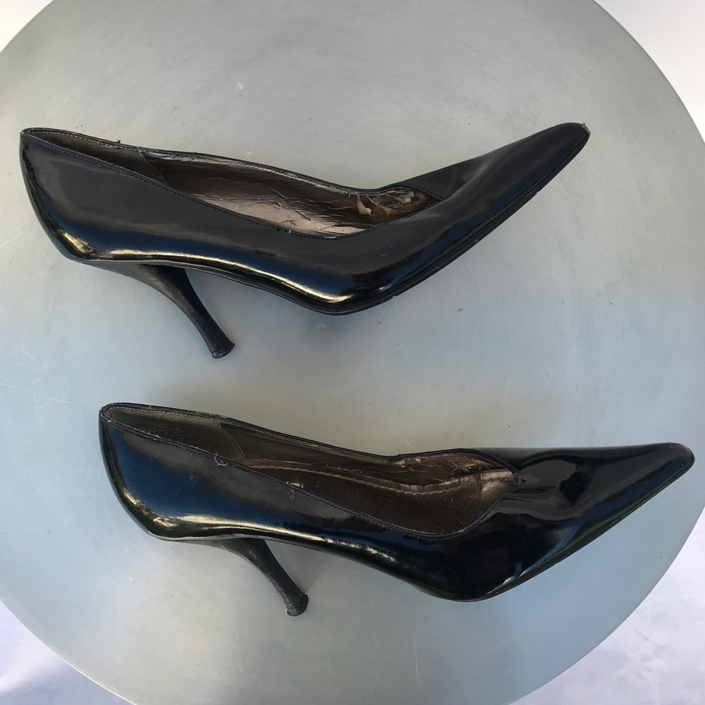 Black Steve Madden Patent Stiletto Pump